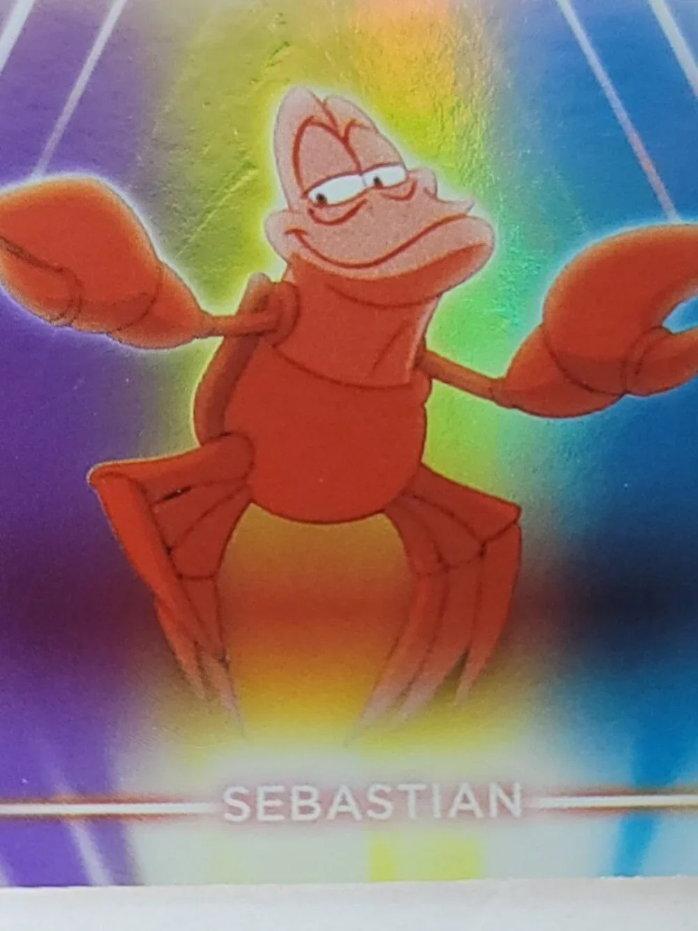 Sebastian Topps 2026 Disney Neon Holo Parallel Refractor Limited 41/99 - Picture 2 of 4